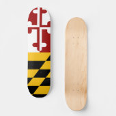 Maryland-Flagge Skateboard (Vorderseite)