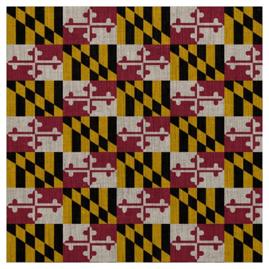 Maryland-Flagge Stoff (Muster)