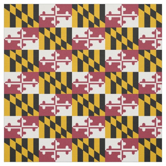 Maryland-Flagge Stoff (Muster)