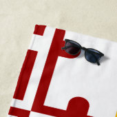 Maryland-Flagge Strandtuch (Beispiel)
