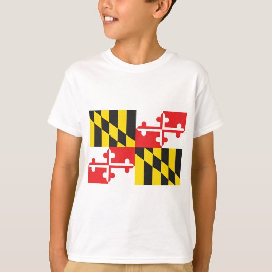 MARYLAND-FLAGGE T-Shirt (Vorderseite)