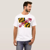 Maryland-Flagge T-Shirt (Vorne ganz)