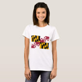 Maryland-Flagge T-Shirt (Vorne ganz)