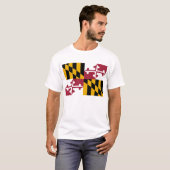 Maryland-Flagge T-Shirt (Vorne ganz)