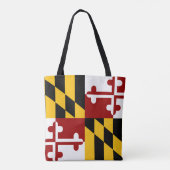 Maryland-Flagge Tasche (Rückseite)