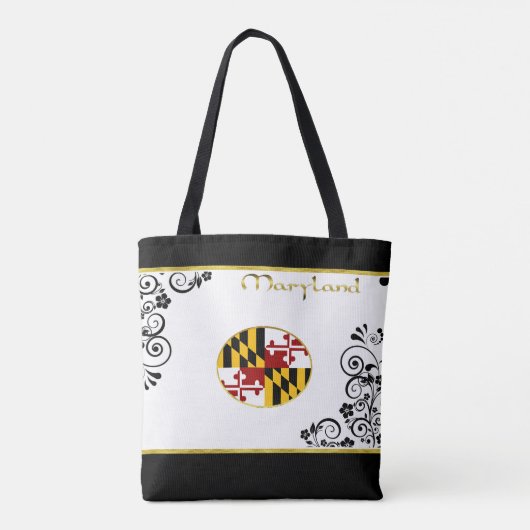 Maryland-Flagge Tasche (Rückseite)