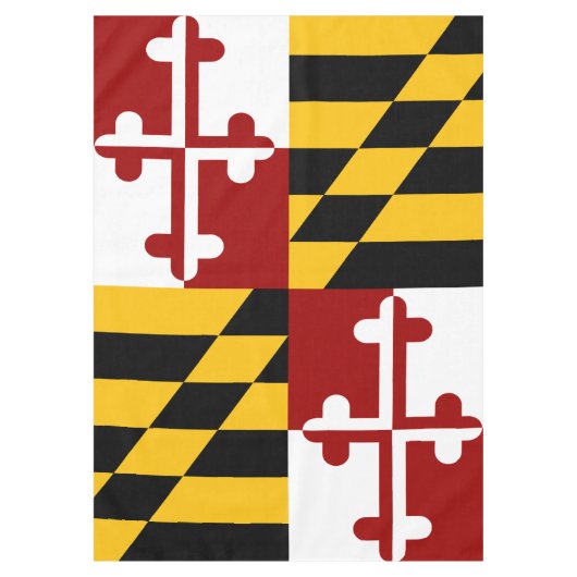 Maryland-Flagge Tischdecke (Vorderseite)