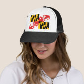 Maryland-Flagge Truckerkappe (Beispiel)