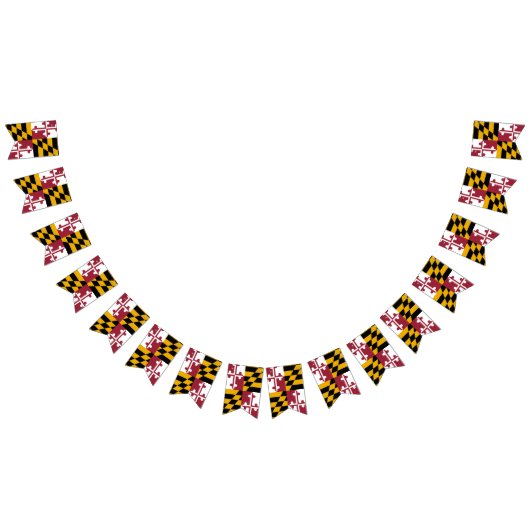 Maryland-Flagge Wimpelkette (Alle)