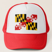 Maryland-Flaggen-Hut