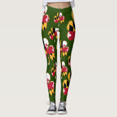 Maryland-Flaggen-Kleeblatt Leggings (Vorderseite)