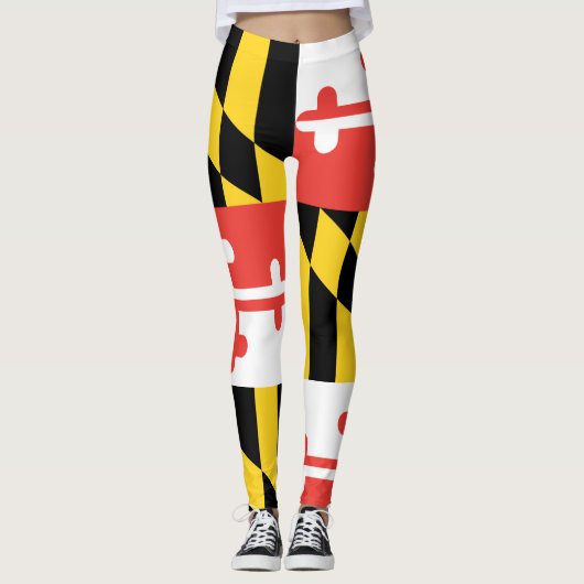 Maryland-Flaggen-Leggings Leggings (Vorderseite)