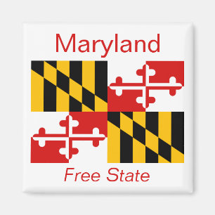 Maryland-Flaggen-Magnet Magnet