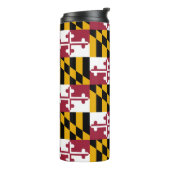 Maryland-Flaggen-Muster Thermosbecher (Nach links gedreht)