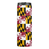 Maryland-Flaggen-Muster Thermosbecher (Rückseite)