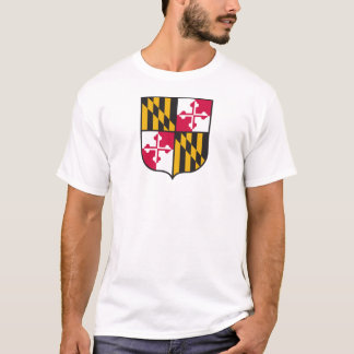 Maryland-Flaggen-Schild-Shirt T-Shirt