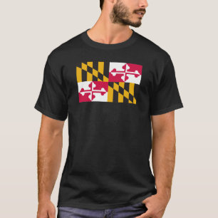 Maryland-Flaggen-Shirt T-Shirt