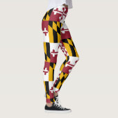 Maryland-Flaggen-Stolz-Leggings-Yoga-Hosen Leggings (Rechts)