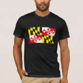Maryland-Flaggen-T - Shirt (Vorderseite)