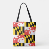 Maryland-Flaggen-Taschen-und Kreuztasche Tasche (Rückseite)