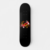 Maryland-Flaggenkrabbe Skateboard (Vorne)