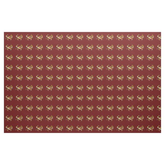 Maryland-Flaggenkrabben-Gewebeyard Stoff (Yard (91,4 cm))