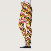 Maryland-Flaggenmuster-Leggings Leggings (Links)