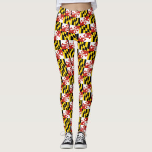 Maryland-Flaggenmuster-Leggings Leggings