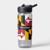 Maryland-Flasche, patriotische Maryland-Flagge Trinkflasche (Links)