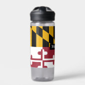 Maryland-Flasche, patriotische Maryland-Flagge Trinkflasche (Vorderseite)
