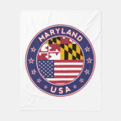 Maryland Fleecedecke (Vorderseite)