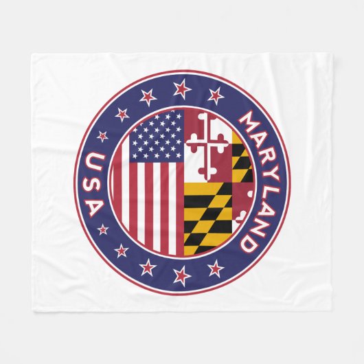 Maryland Fleecedecke (Vorderseite (Horizontal))