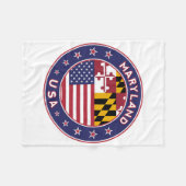 Maryland Fleecedecke (Vorderseite (Horizontal))