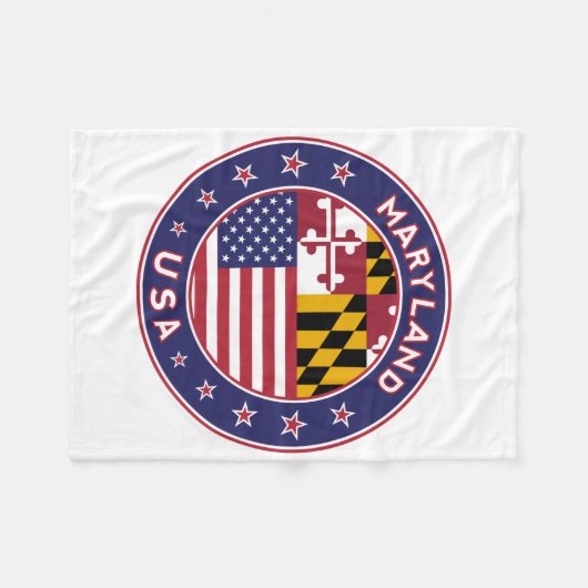 Maryland Fleecedecke (Vorderseite (Horizontal))