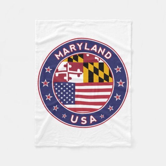 Maryland Fleecedecke (Vorderseite)