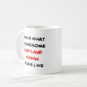 Maryland-Frau, großartig Kaffeetasse (Vorderseite Links)