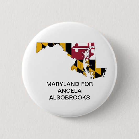 MARYLAND für Angela Alsobrooks SENATE Button (Vorderseite)