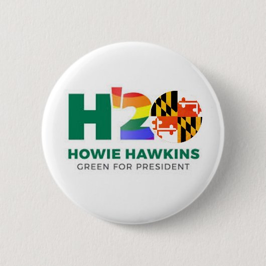 Maryland für Howie Hawkins 2020 Button (Vorderseite)