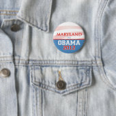 MARYLAND für Obama 2012 Button (Beispiel)