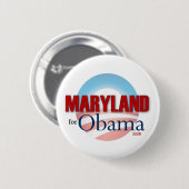 Maryland für Obama Button (Vorne & Hinten)