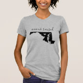 Maryland Geboren and Raised Staat T-Shirt (Vorderseite)