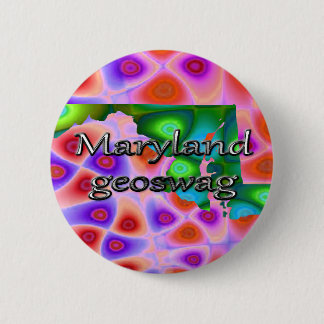Maryland Geoswag Swags Geocaching Geschenk-Schatz Button