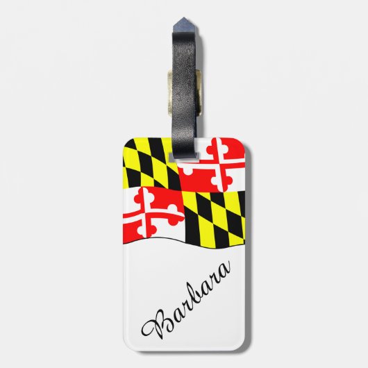 Maryland Gepäckanhänger (Rückseite vertikal)
