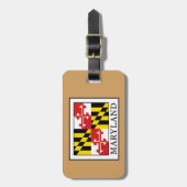 Maryland Gepäckanhänger (Vorderseite vertikal)