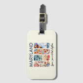 Maryland - Gewürz, Sonne und Gezeitenrhythmus Gepäckanhänger (Vorderseite Vertikal)