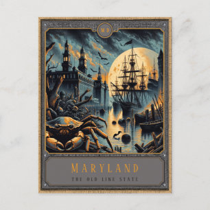 Maryland Gothic Art Postkarte