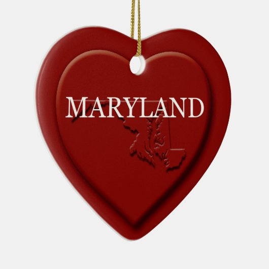Maryland Heart Karte Weihnachtsschmuck (Rechts)