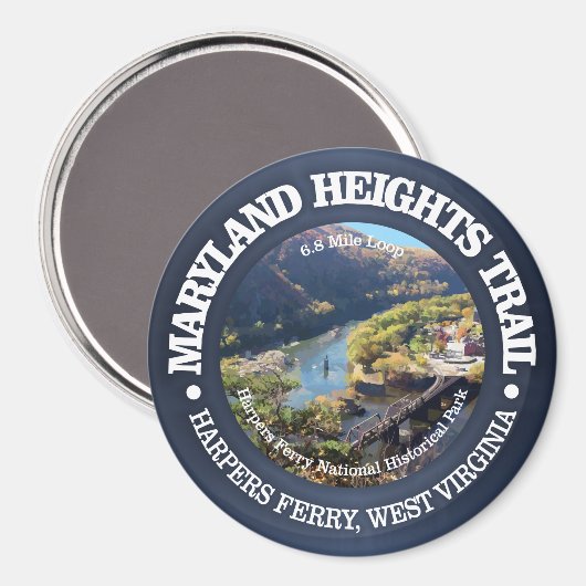 Maryland Heights Trail Magnet (Vorderseite/Rückseite)