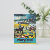 Maryland Historischer Surrealismus Postkarte (Stehend Vorderseite)