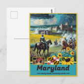 Maryland Historischer Surrealismus Postkarte (Vorne/Hinten)